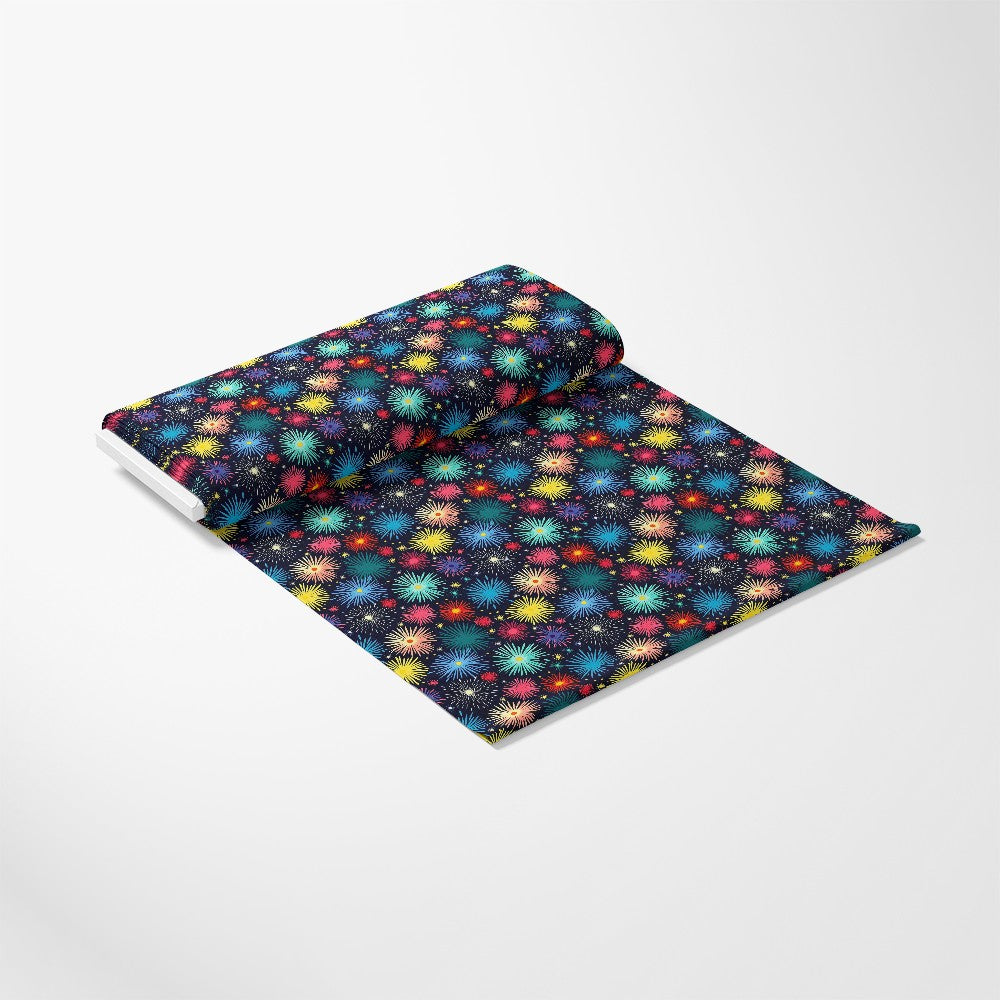 Colorful Fireworks Pattern 1 Quilting Cotton Fabric
