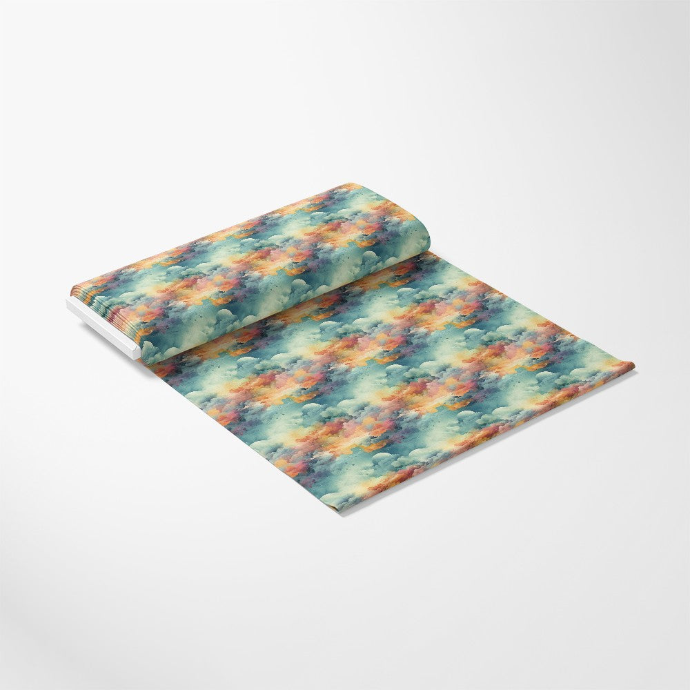 Colorful Clouds Pattern 2 Quilting Cotton Fabric