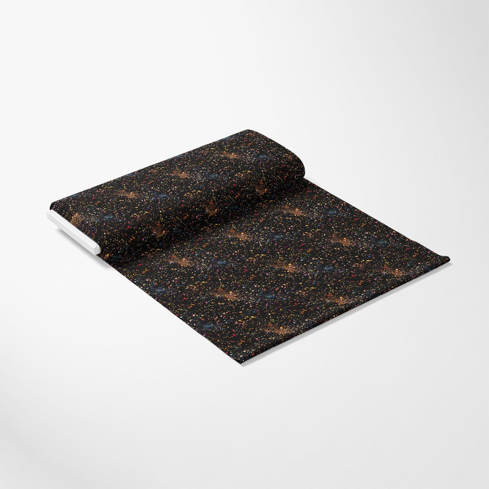 Glitter Paint Splatter Pattern 2 Quilting Cotton Fabric