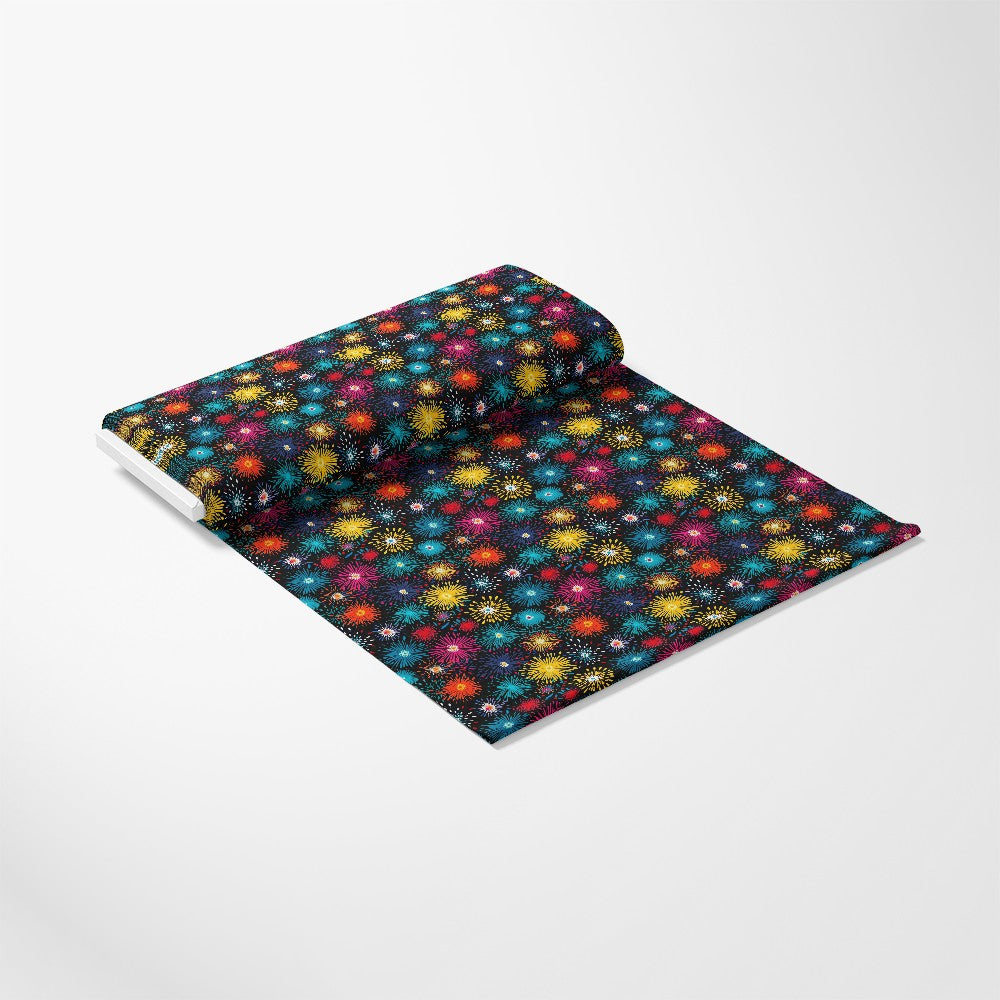 Colorful Fireworks Pattern 7 Quilting Cotton Fabric