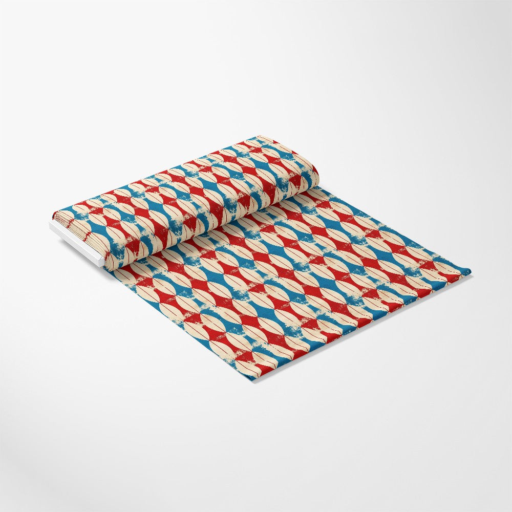 Distressed Patriotic Pattern 10 Quilting Cotton Fabric