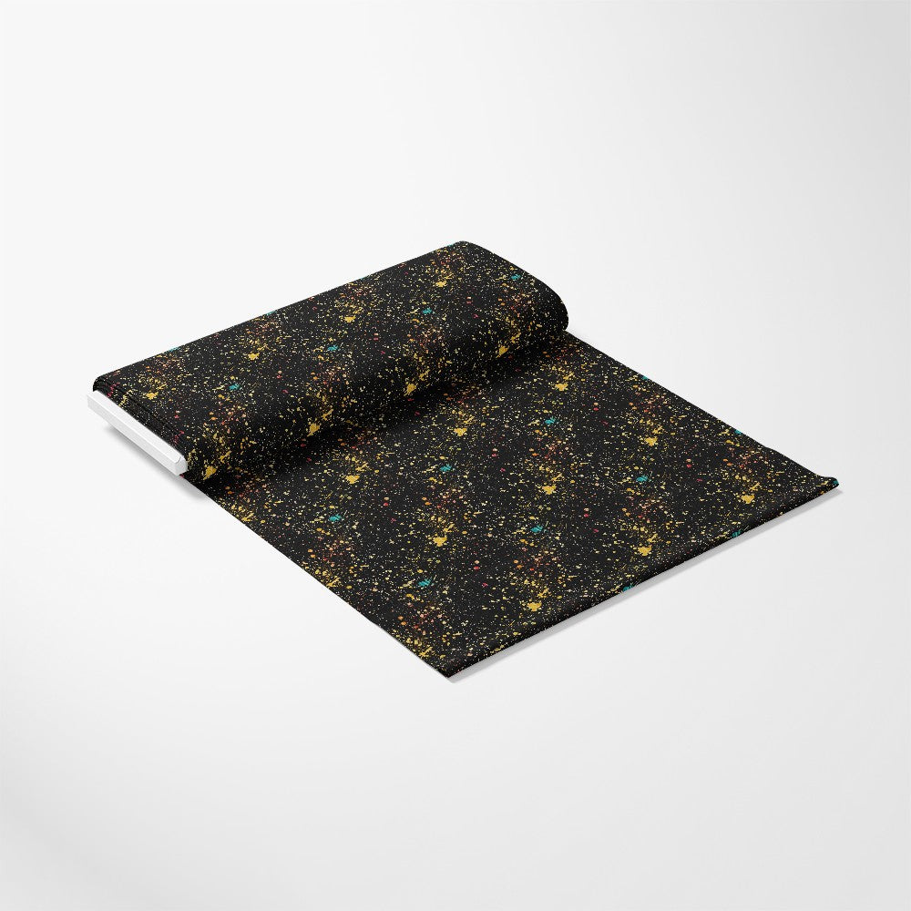 Glitter Paint Splatter Pattern 3 Quilting Cotton Fabric