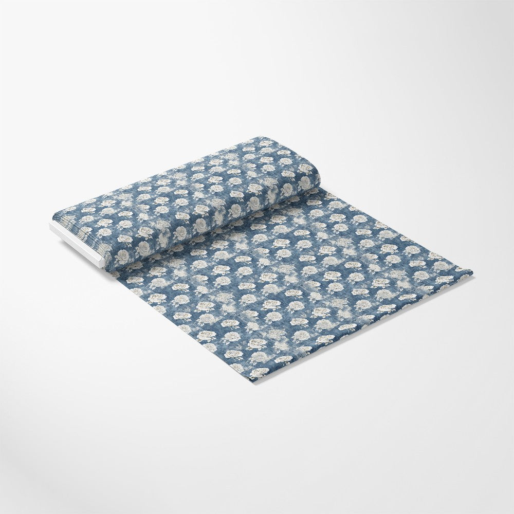 Vintage Farmhouse Blue Pattern 5 Quilting Cotton Fabric
