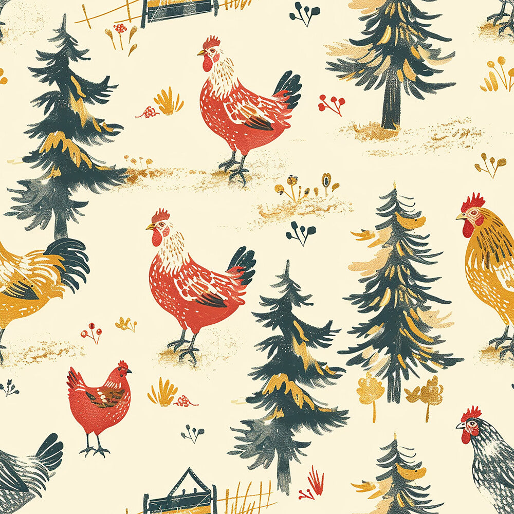 Farmhouse Chickens Fat Quarter Bundle