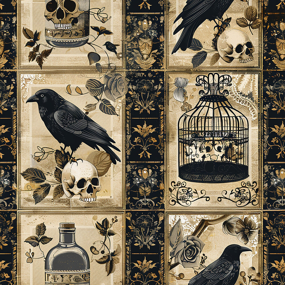 Gothic Patchwork Fat Quarter Bundle