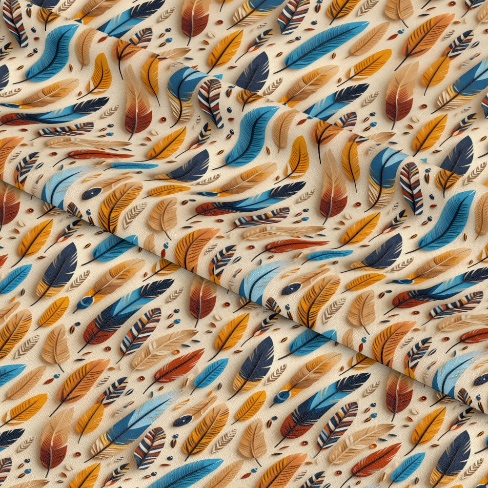 Aztec Feather Pattern 9 Quilting Cotton Fabric
