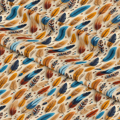 Aztec Feather Pattern 9 Quilting Cotton Fabric