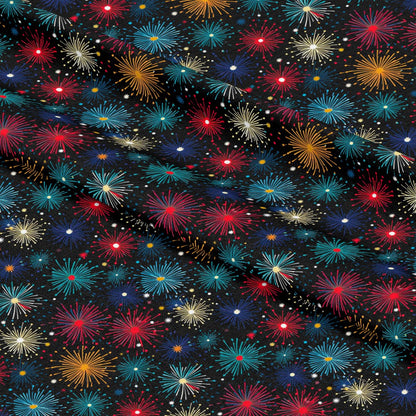 Firework Garden Pattern 18 Quilting Cotton Fabric