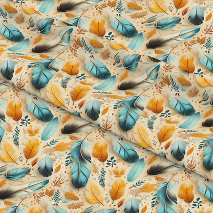 Aztec Feather Pattern 3 Quilting Cotton Fabric