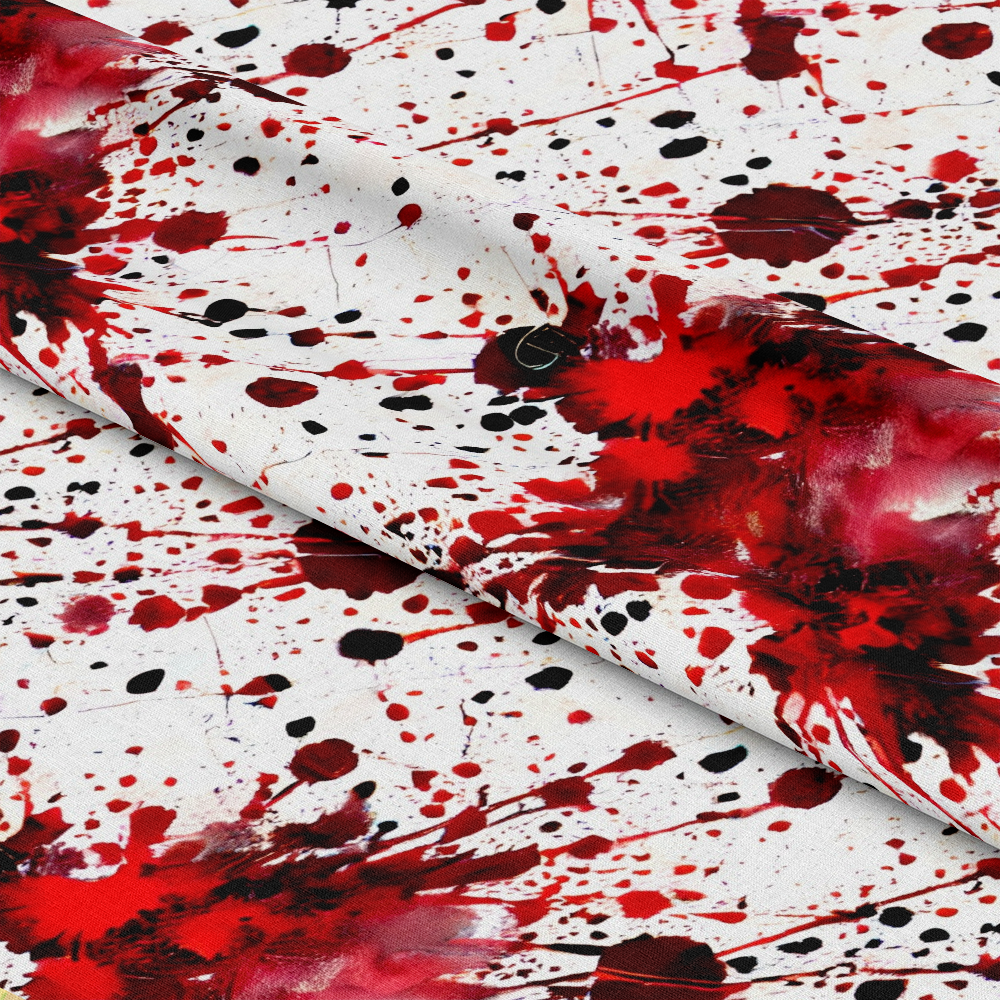 Blood Spatter Pattern 22 Quilting Cotton Fabric