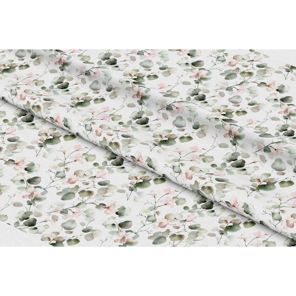 Watercolor Floral Eucalyptus Quilting Cotton Fabric