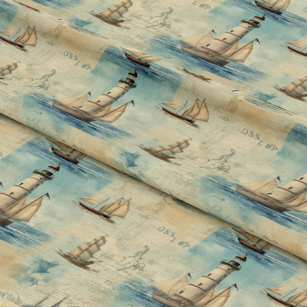 Nautical Adventures Pattern 11 Quilting Cotton Fabric