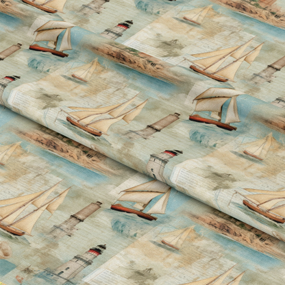 Nautical Adventures Pattern 6 Quilting Cotton Fabric