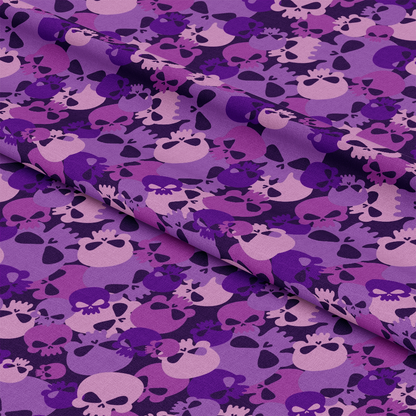 Skull Camouflage Pattern 9 Quilting Cotton Fabric