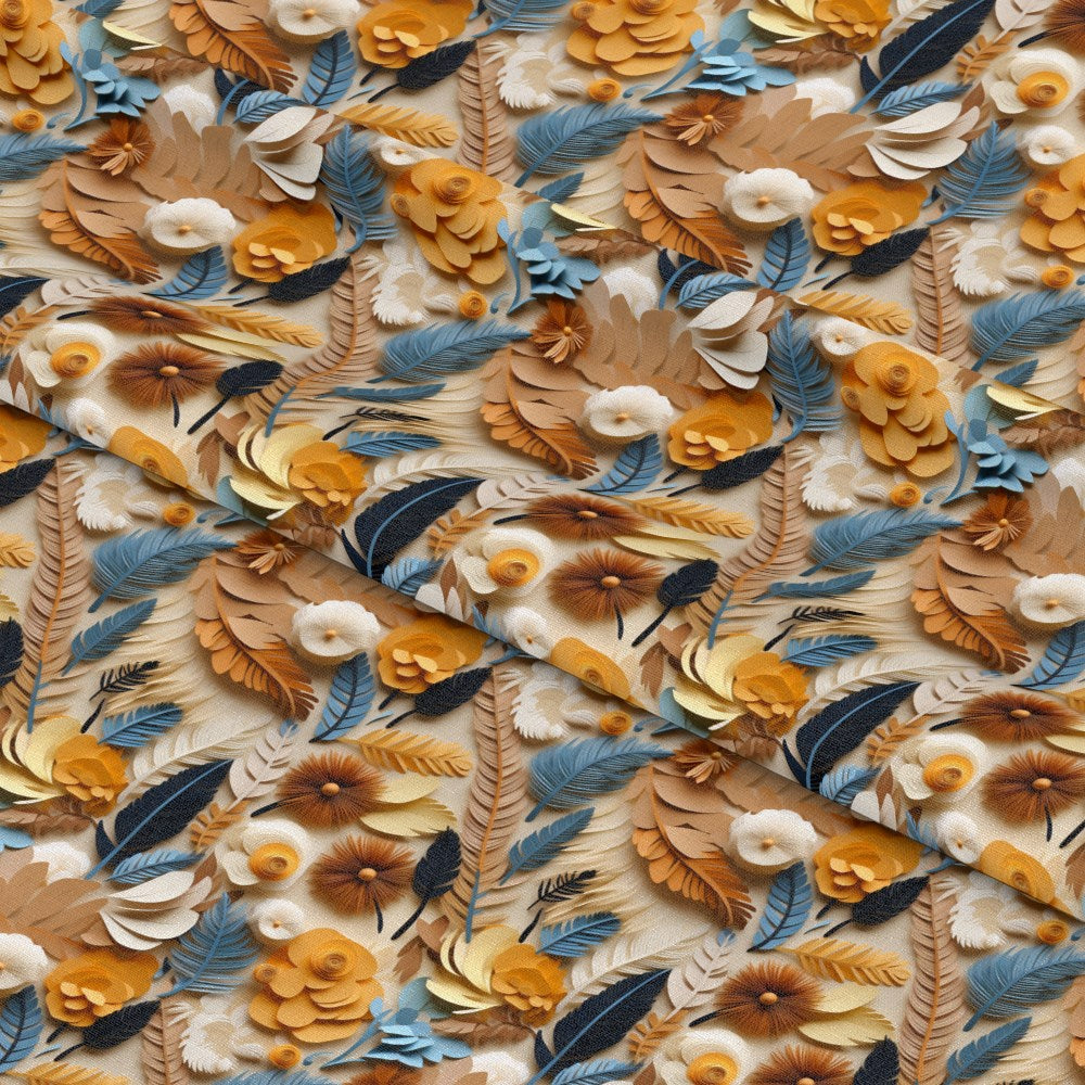Aztec Feather Pattern 10 Quilting Cotton Fabric