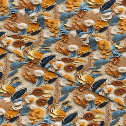 Aztec Feather Pattern 10 Quilting Cotton Fabric