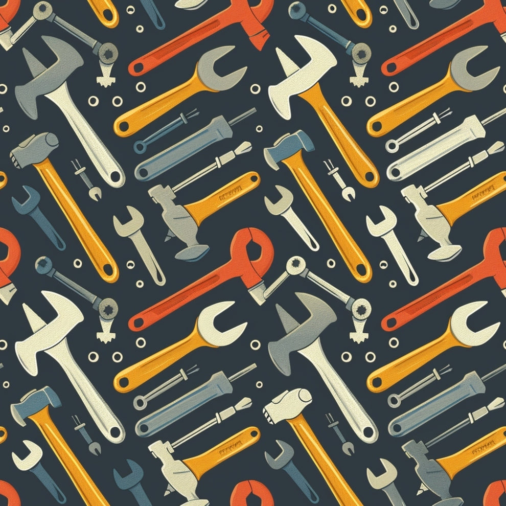 Job Shop Pattern Tool Shop Pattern 14 Quilting Cotton Fabric – FabricMegaStore.com
