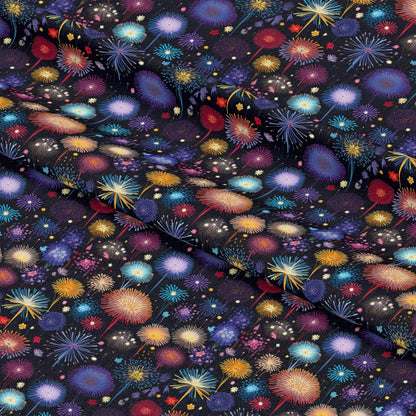 Firework Garden Pattern 13 Quilting Cotton Fabric