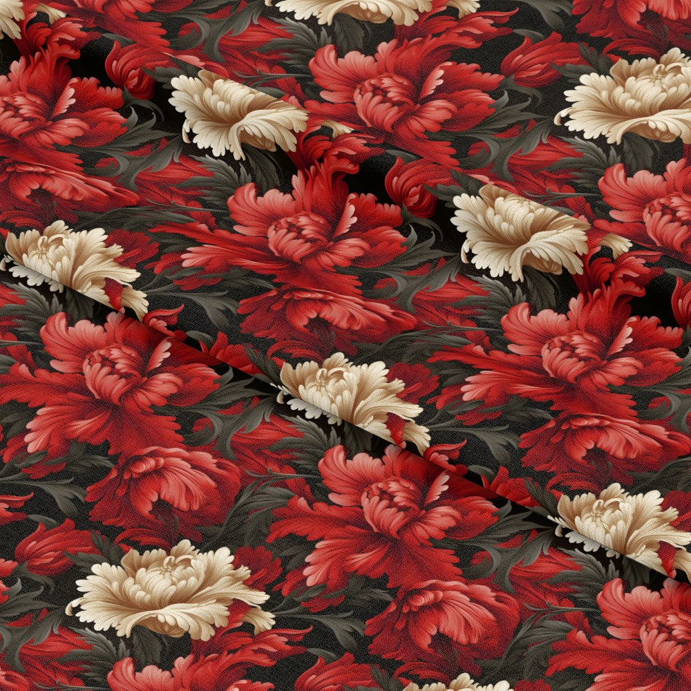 Floral Damask Pattern 2 Quilting Cotton Fabric