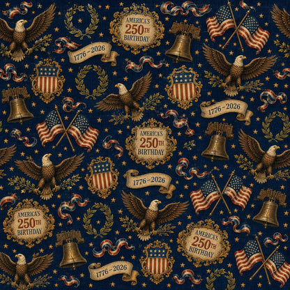 250th Anniversary Pattern 33 Quilting Cotton Fabric