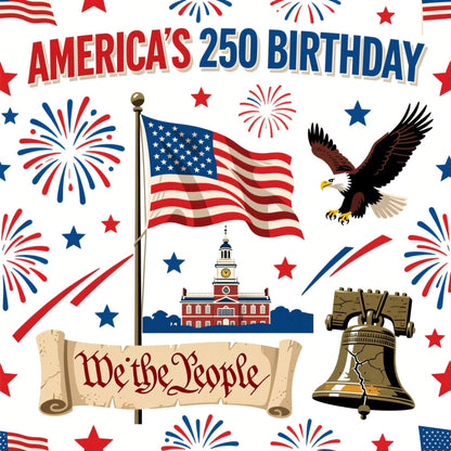 250th Anniversary Pattern 11 Quilting Cotton Fabric