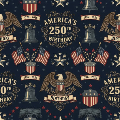250th Anniversary Pattern 21 Quilting Cotton Fabric