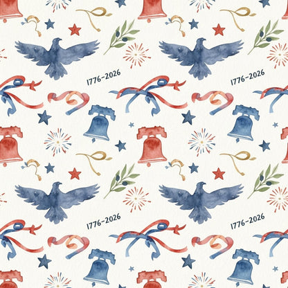 250th Anniversary Pattern 26 Quilting Cotton Fabric