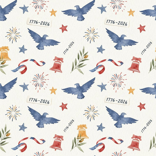 250th Anniversary Pattern 28 Quilting Cotton Fabric