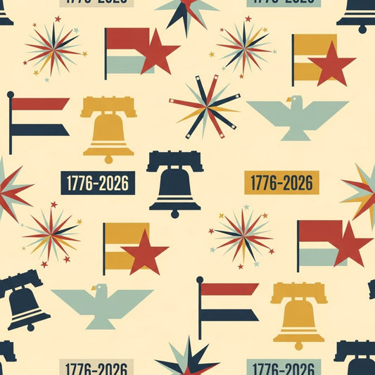 250th Anniversary Pattern 29 Quilting Cotton Fabric