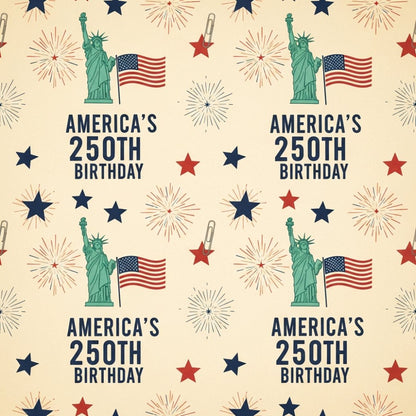250th Anniversary Pattern 2 Quilting Cotton Fabric