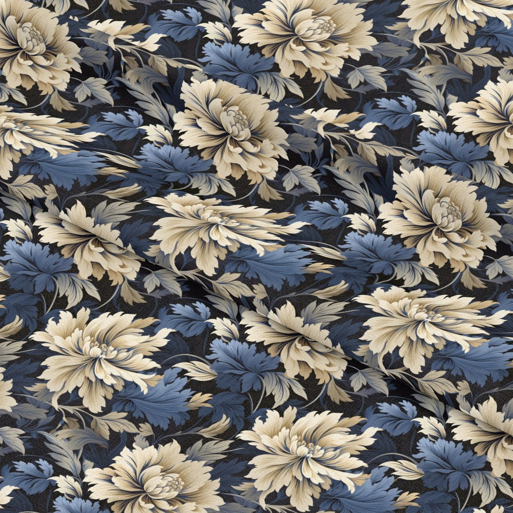 Floral Damask Pattern 11 Quilting Cotton Fabric