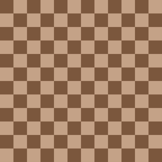 2 Color Checkered Pattern 1 Quilting Cotton Fabric