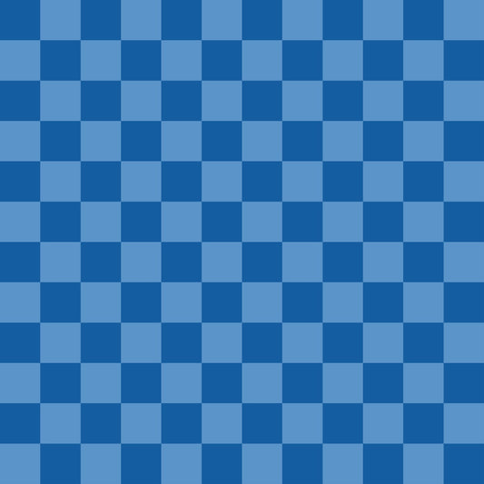 2 Color Checkered Pattern 6 Quilting Cotton Fabric