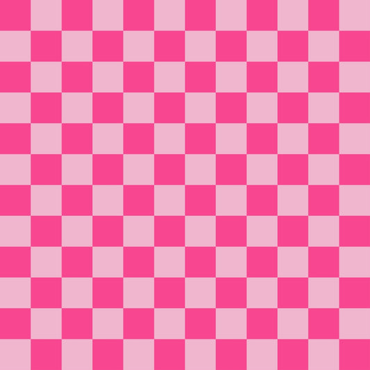 2 Color Checkered Pattern 8 Quilting Cotton Fabric