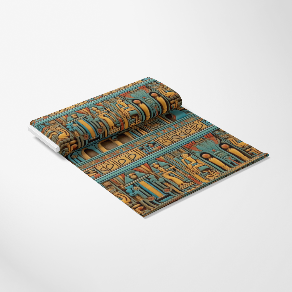 2D Ancient Egypt Pattern 20 Quilting Cotton Fabric