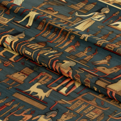 2D Ancient Egypt Pattern 37 Quilting Cotton Fabric