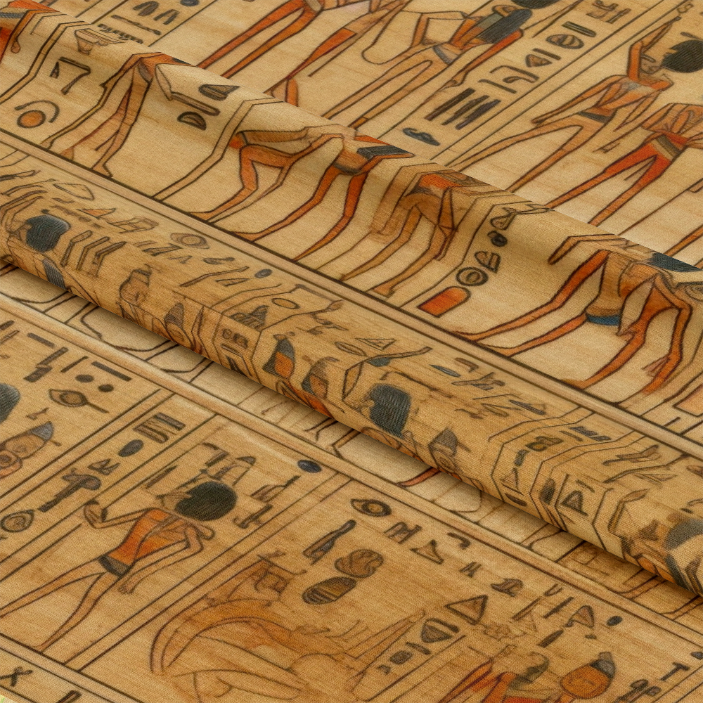 2D Ancient Egypt Pattern 83 Quilting Cotton Fabric