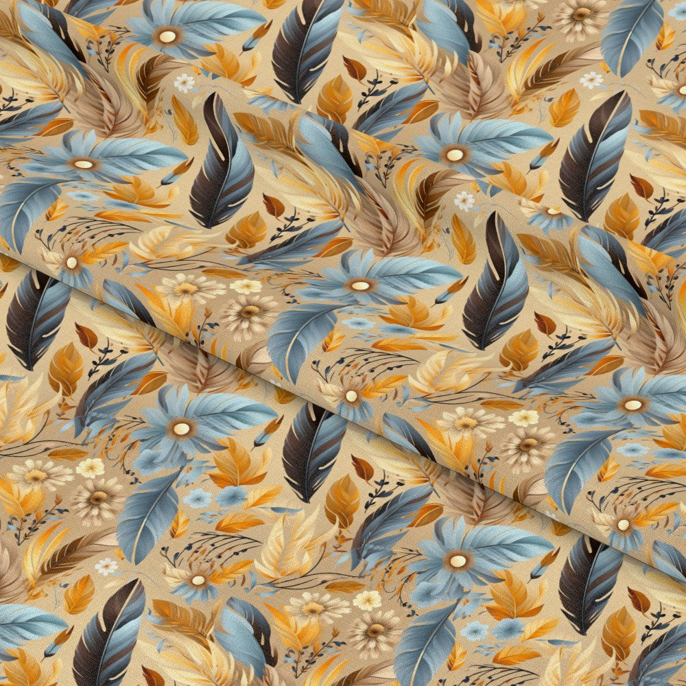 Aztec Feather Pattern 19 Quilting Cotton Fabric