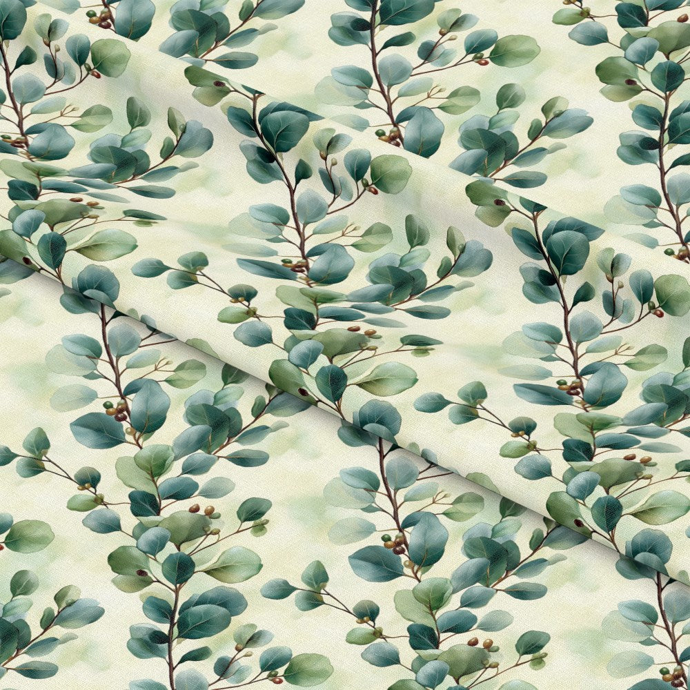 Winter Greenery Pattern 9 Quilting Cotton Fabric