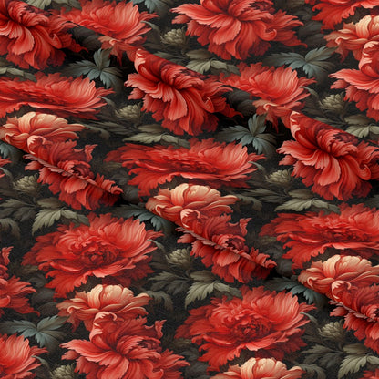 Floral Damask Pattern 1 Quilting Cotton Fabric