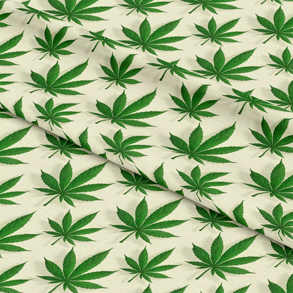 420 Marijuana Allover Pattern 7 Quilting Cotton Fabric