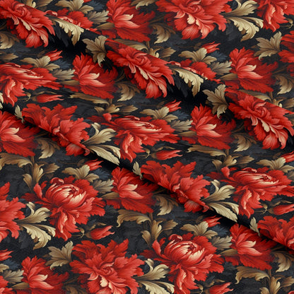 Floral Damask Pattern 3 Quilting Cotton Fabric