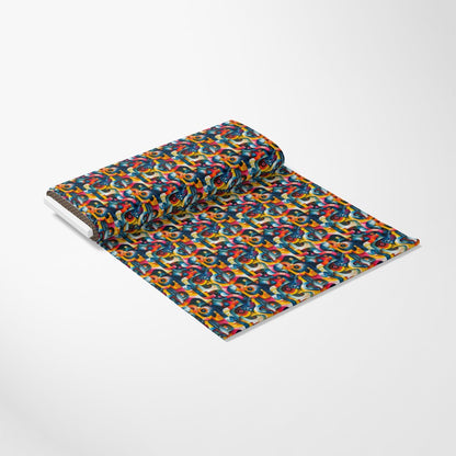 Psychedelic Painting Pattern 3 Quilting Cotton Fabric