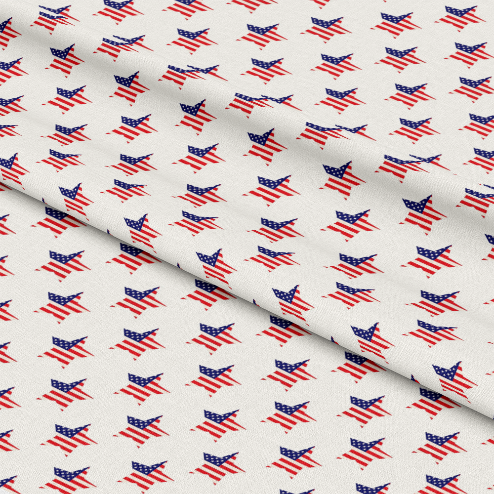 Patriotic July Pattern 1 Quilting Cotton Fabric