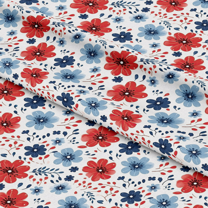 Patriotic July Pattern 13 Quilting Cotton Fabric