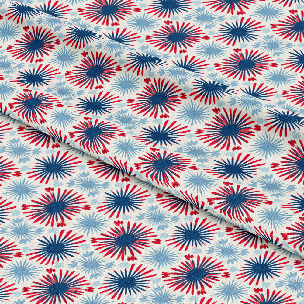 Patriotic July Pattern 20 Quilting Cotton Fabric