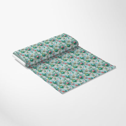 Pastel Christmas Time Pattern 2 Quilting Cotton Fabric