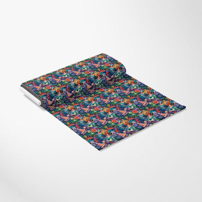 Psychedelic Painting Pattern 10 Quilting Cotton Fabric