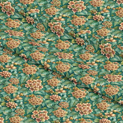 Beautiful Flowers Euphorbia Pattern 3 Quilting Cotton Fabric