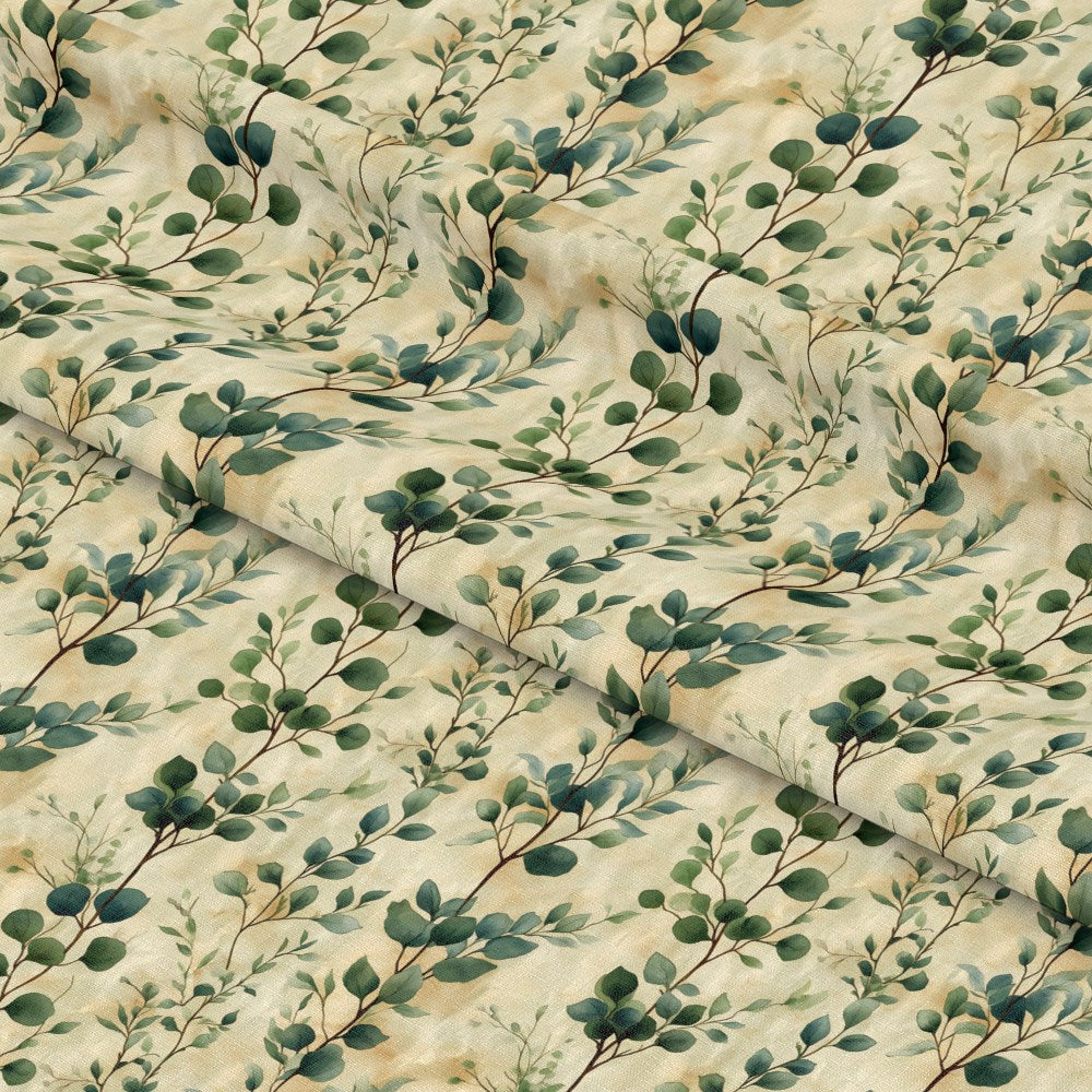 Winter Greenery Pattern 8 Quilting Cotton Fabric